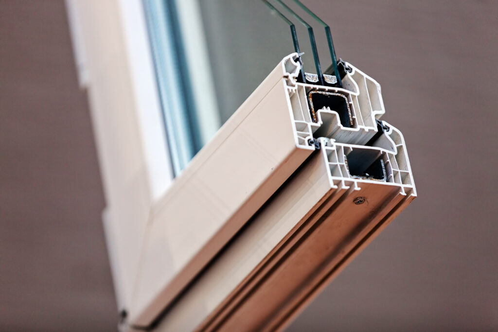 Triple-glass PVC window profile for home improvement in Toronto