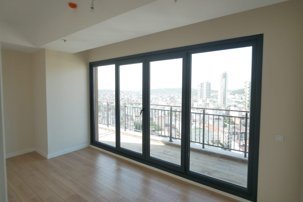 Energy-efficient patio door window upgrade in Canadian home
