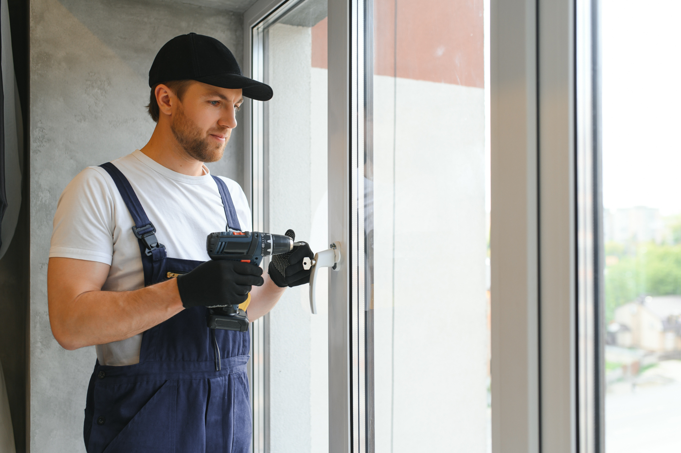 Window caulking by Fix Find technician