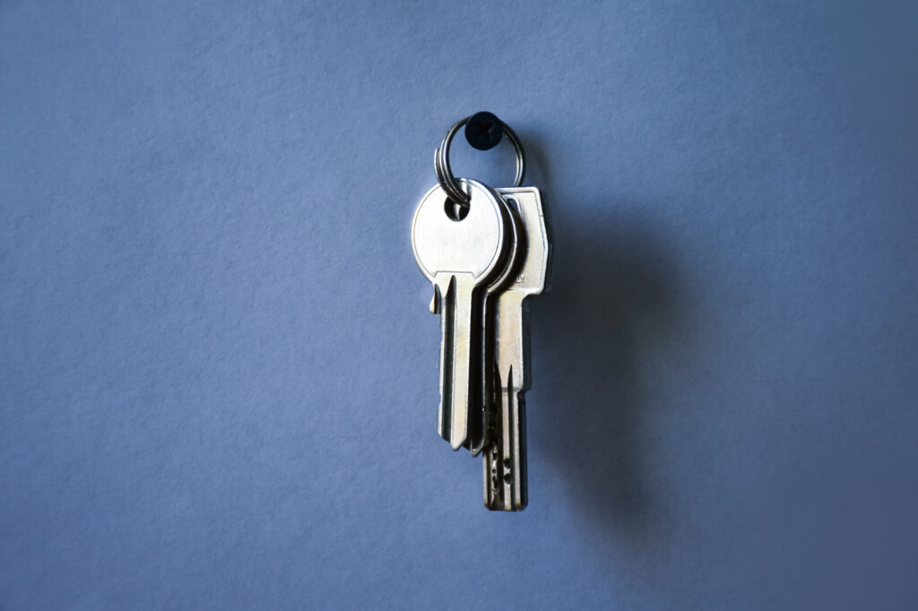 Cottage lock keys for seasonal property security